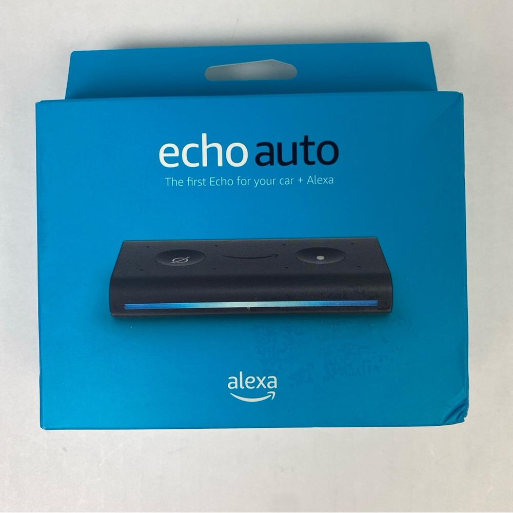 Echo Auto Alexa Hands Free Car Accessory New in Package Music Phone Calls Remind